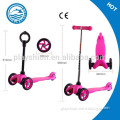 3 in 1 mini kids kick scooter with T-bar and O-bar and seat